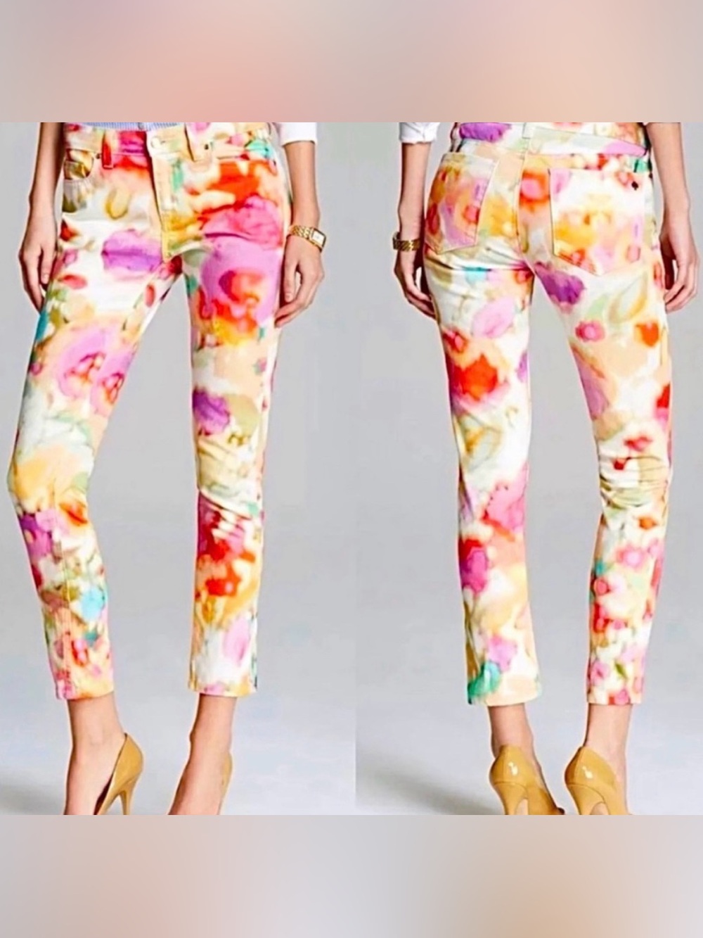 Kate Spade Perry Street Play Hooky Capri Giverny Floral Womens Size 31